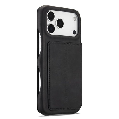 For iPhone 17 Pro Max LC.IMEEKE Hon Ancient Series Flip Leather Phone Case(Black) by LC.IMEEKE