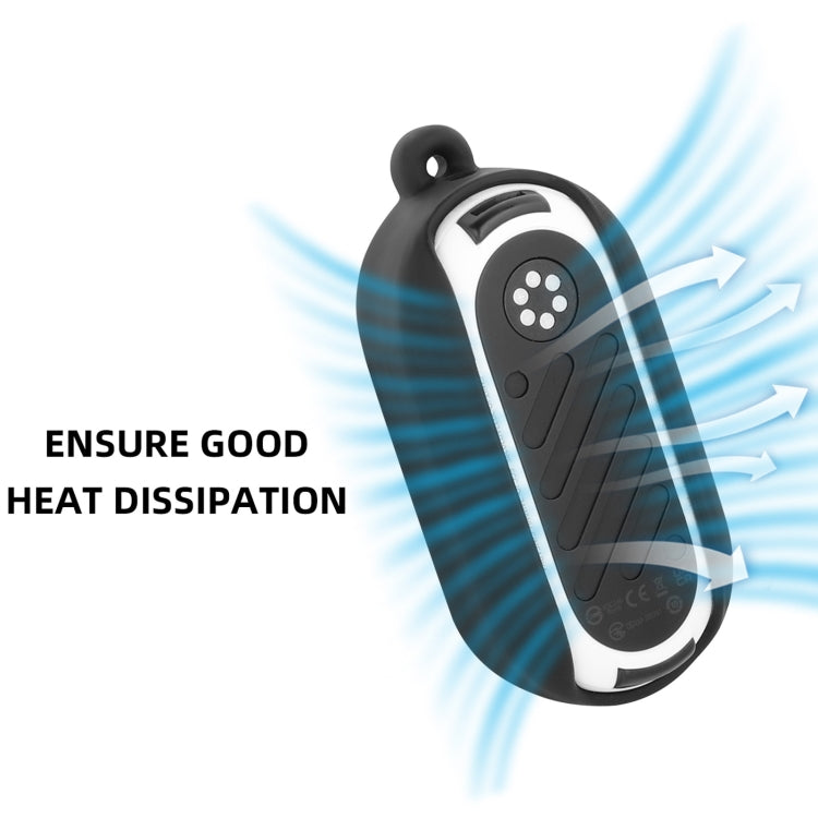 For Insta360 Go 3 Sunnylife IST-BHT594 Camera Body Silicone Case with Lens Cap & Neck Strap(Black) by Sunnylife