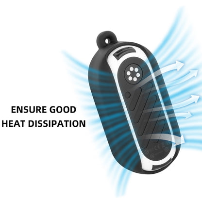 For Insta360 Go 3 Sunnylife IST-BHT594 Camera Body Silicone Case with Lens Cap & Neck Strap(White) by Sunnylife