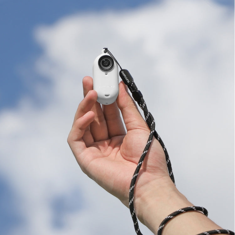 For Insta360 Go 3 Sunnylife IST-BHT594 Camera Body Silicone Case with Lens Cap & Neck Strap(Black) by Sunnylife