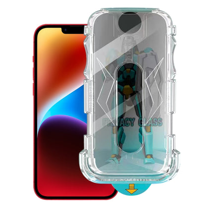 For iPhone 13 Pro Max / 14 Plus Easy Install 28 Degree Privacy Armor Tempered Glass Film by bashfashion