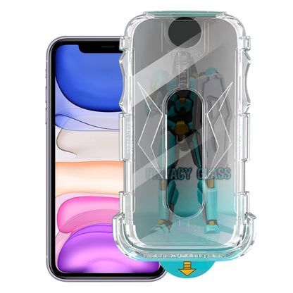 For iPhone 11 / XR Easy Install 28 Degree Privacy Armor Tempered Glass Film by bashfashion