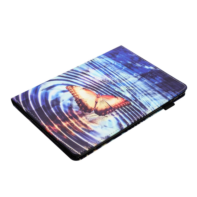 For Samsung Galaxy Tab S6 Lite Sewing Litchi Texture Smart Leather Tablet Case(Butterfly) by bashfashion