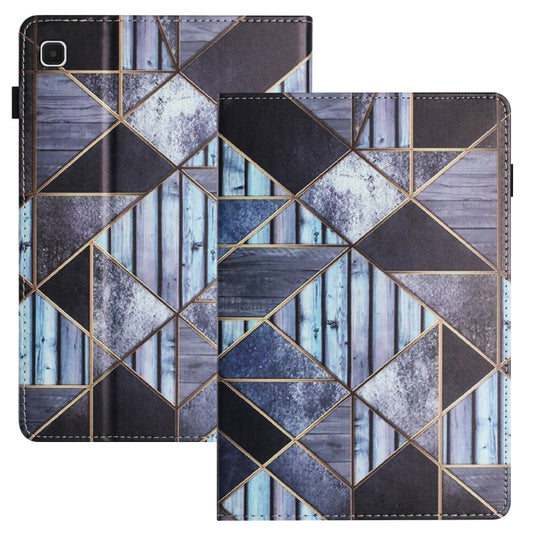 For Samsung Galaxy Tab S6 Lite Sewing Litchi Texture Smart Leather Tablet Case(Marble) by bashfashion