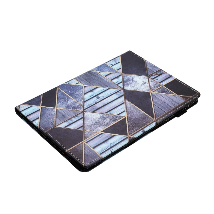 For Samsung Galaxy Tab S6 Lite Sewing Litchi Texture Smart Leather Tablet Case(Marble) by bashfashion