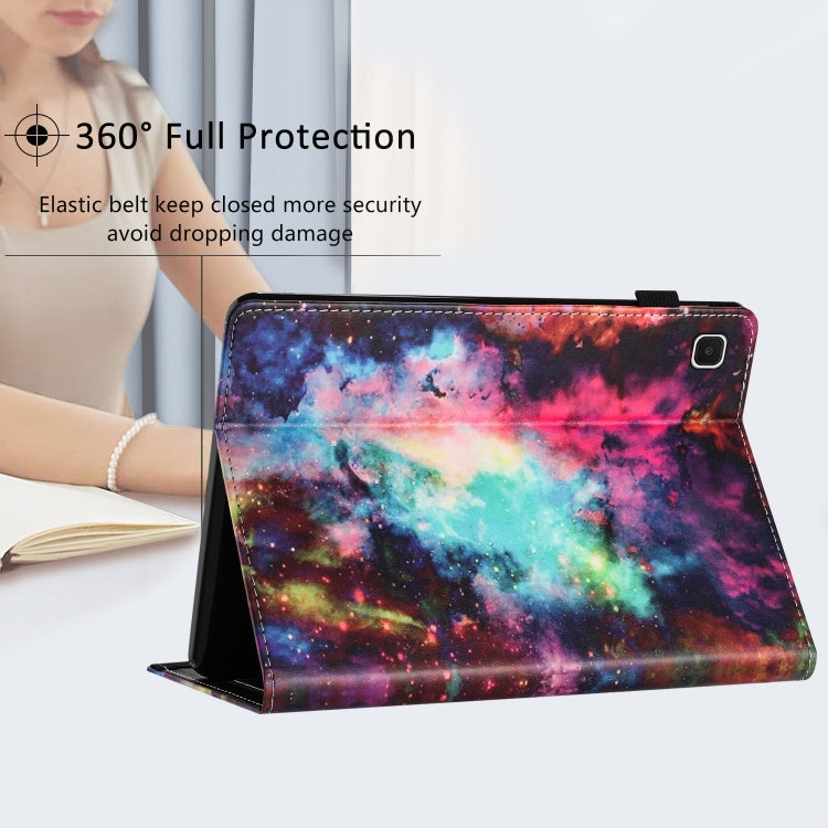 For Samsung Galaxy Tab S6 Lite Sewing Litchi Texture Smart Leather Tablet Case(Starry Sky) by bashfashion