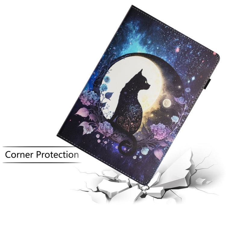 For Samsung Galaxy Tab A 8.0 2019 Sewing Litchi Texture Smart Leather Tablet Case(Cat) by bashfashion