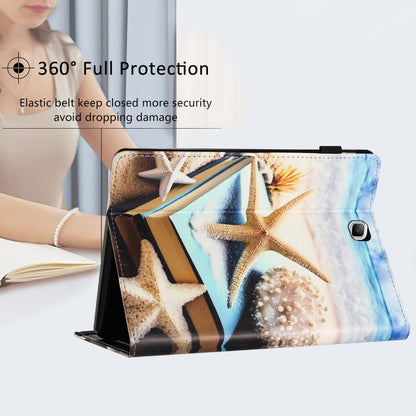 For Samsung Galaxy Tab A 8.0 2015 Sewing Litchi Texture Smart Leather Tablet Case(Starfish) by bashfashion