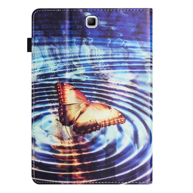 For Samsung Galaxy Tab A 8.0 2015 Sewing Litchi Texture Smart Leather Tablet Case(Butterfly) by bashfashion