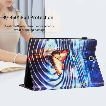 For Samsung Galaxy Tab A 8.0 2015 Sewing Litchi Texture Smart Leather Tablet Case(Butterfly) by bashfashion