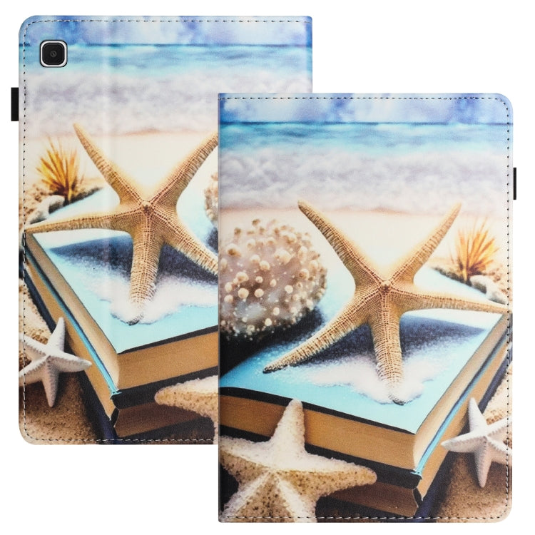 For Samsung Galaxy Tab A 10.1 2019 Sewing Litchi Texture Smart Leather Tablet Case(Starfish) by bashfashion
