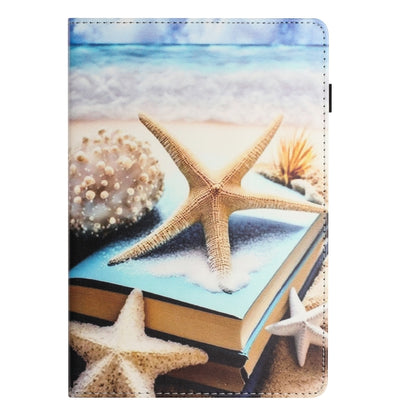 For Samsung Galaxy Tab A 10.1 2019 Sewing Litchi Texture Smart Leather Tablet Case(Starfish) by bashfashion