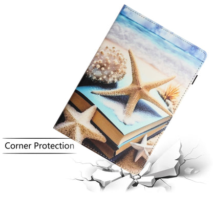 For Samsung Galaxy Tab A 10.1 2019 Sewing Litchi Texture Smart Leather Tablet Case(Starfish) by bashfashion