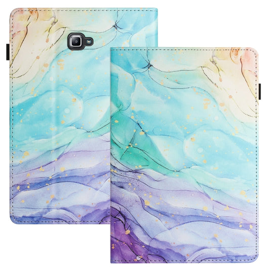 For Samsung Galaxy Tab A 10.1 2016 Sewing Litchi Texture Smart Leather Tablet Case(Oil Painting) by bashfashion