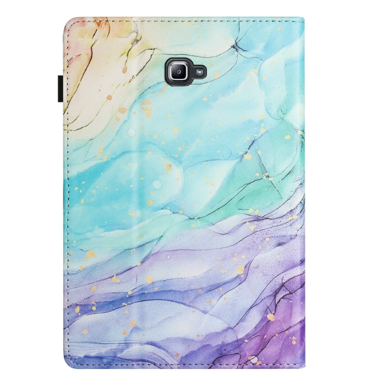 For Samsung Galaxy Tab A 10.1 2016 Sewing Litchi Texture Smart Leather Tablet Case(Oil Painting) by bashfashion