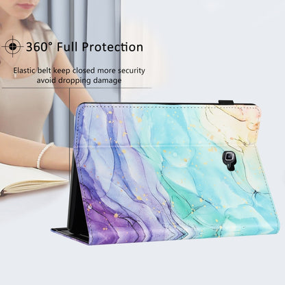 For Samsung Galaxy Tab A 10.1 2016 Sewing Litchi Texture Smart Leather Tablet Case(Oil Painting) by bashfashion