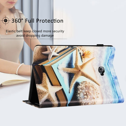 For Samsung Galaxy Tab A 10.1 2016 Sewing Litchi Texture Smart Leather Tablet Case(Starfish) by bashfashion