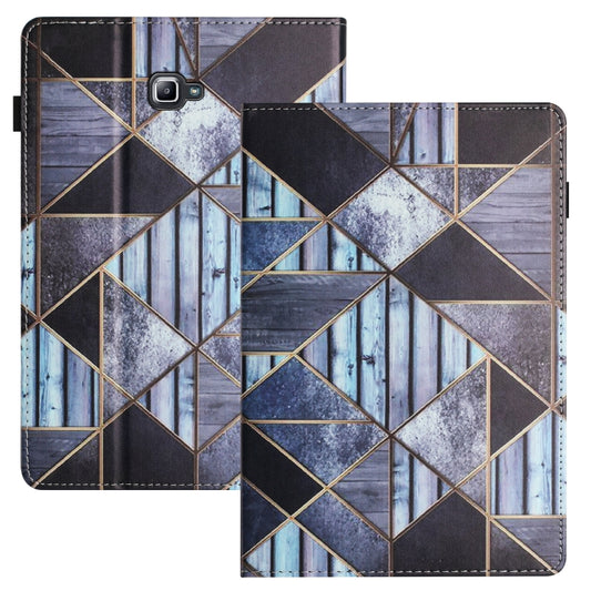 For Samsung Galaxy Tab A 10.1 2016 Sewing Litchi Texture Smart Leather Tablet Case(Marble) by bashfashion