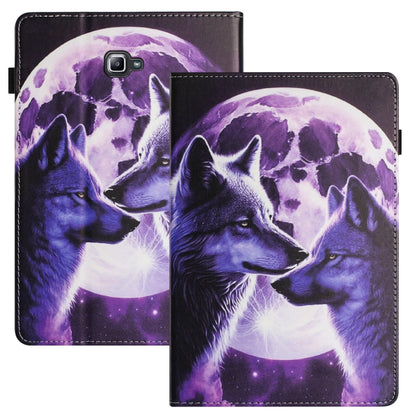 For Samsung Galaxy Tab A 10.1 2016 Sewing Litchi Texture Smart Leather Tablet Case(Wolf) by bashfashion