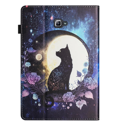For Samsung Galaxy Tab A 10.1 2016 Sewing Litchi Texture Smart Leather Tablet Case(Cat) by bashfashion