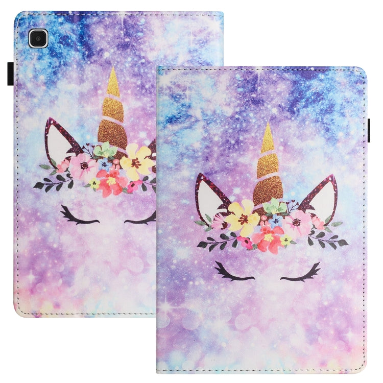 For Samsung Galaxy Tab S5e Sewing Litchi Texture Smart Leather Tablet Case(Smiling Face) by bashfashion