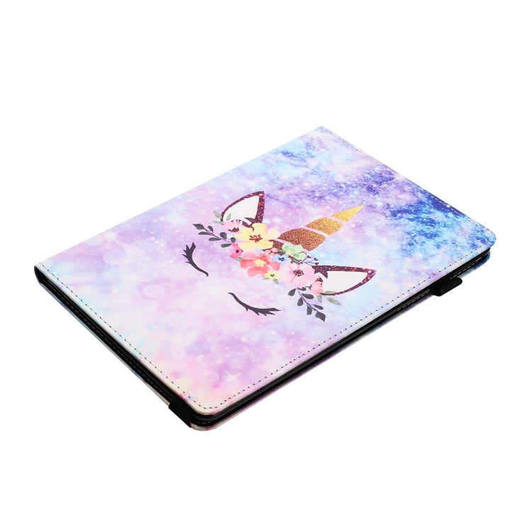 For Samsung Galaxy Tab S5e Sewing Litchi Texture Smart Leather Tablet Case(Smiling Face) by bashfashion