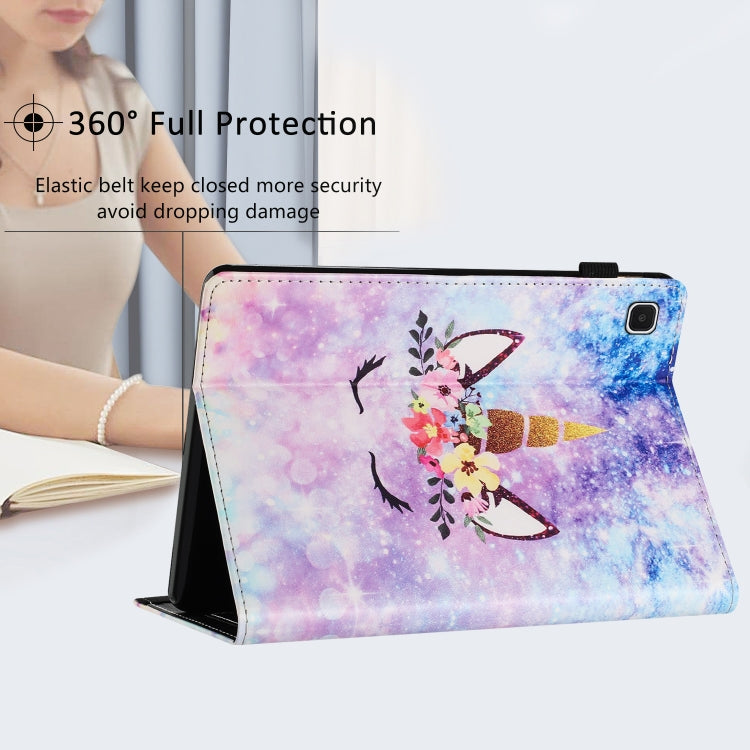 For Samsung Galaxy Tab S5e Sewing Litchi Texture Smart Leather Tablet Case(Smiling Face) by bashfashion