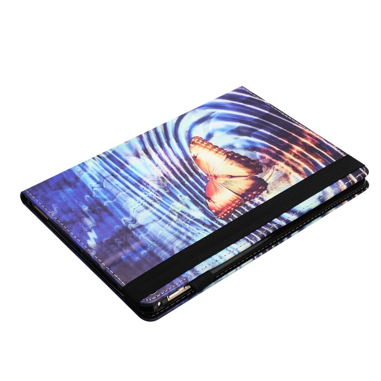 For Samsung Galaxy Tab S5e Sewing Litchi Texture Smart Leather Tablet Case(Butterfly) by bashfashion