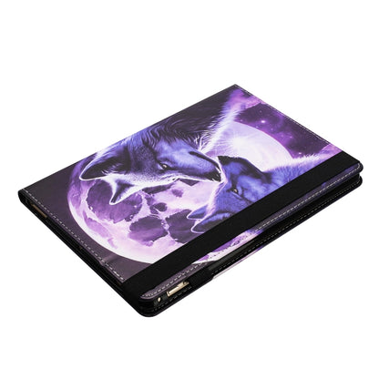 For Samsung Galaxy Tab S5e Sewing Litchi Texture Smart Leather Tablet Case(Wolf) by bashfashion