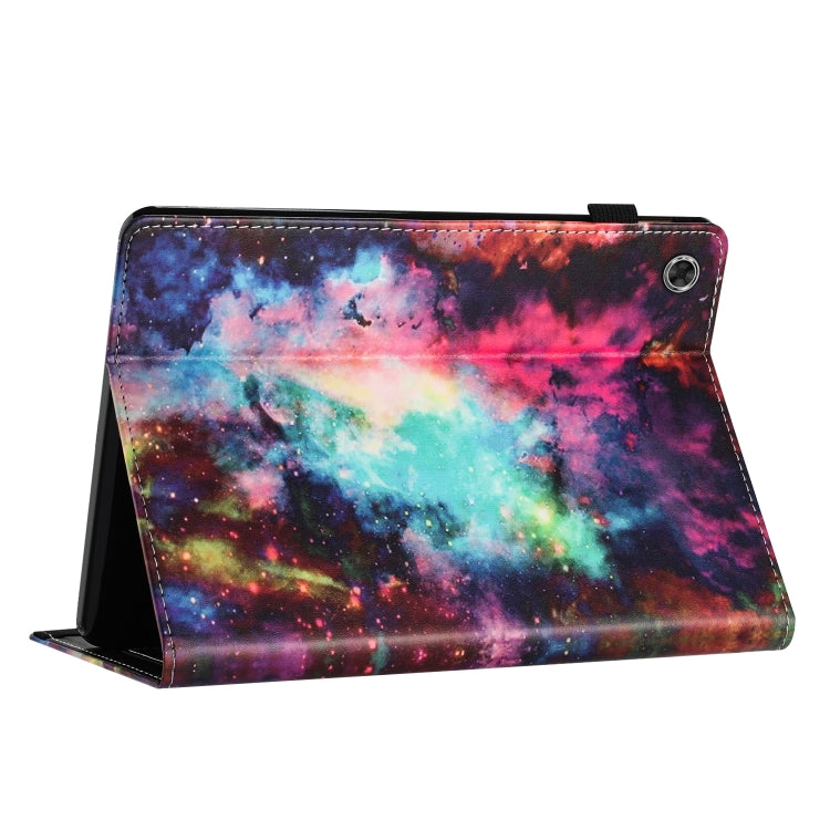 For Samsung Galaxy Tab A11+ / A9+ Sewing Litchi Texture Smart Leather Tablet Case(Starry Sky) by bashfashion