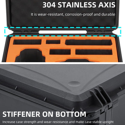 For DJI Air 3 Sunnylife Safety Carrying Case Large Capacity Waterproof Shock-proof Hard Travel Case Multi-battery Flying Version by Sunnylife