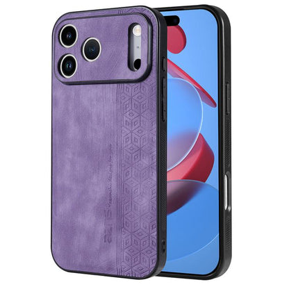 For iPhone 17 Pro Max AZNS 3D Embossed Skin Feel Phone Case(Purple) by AZNS