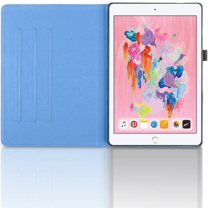For iPad 10.2 2021 / 2020 / 10.5 Tree Life Embossed Rotation Leather Smart Tablet Case(Blue) by bashfashion