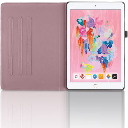 For iPad Air / Air 2 / 9.7 2017 / 2018 Tree Life Embossed Rotation Leather Smart Tablet Case(Rose Gold) by bashfashion