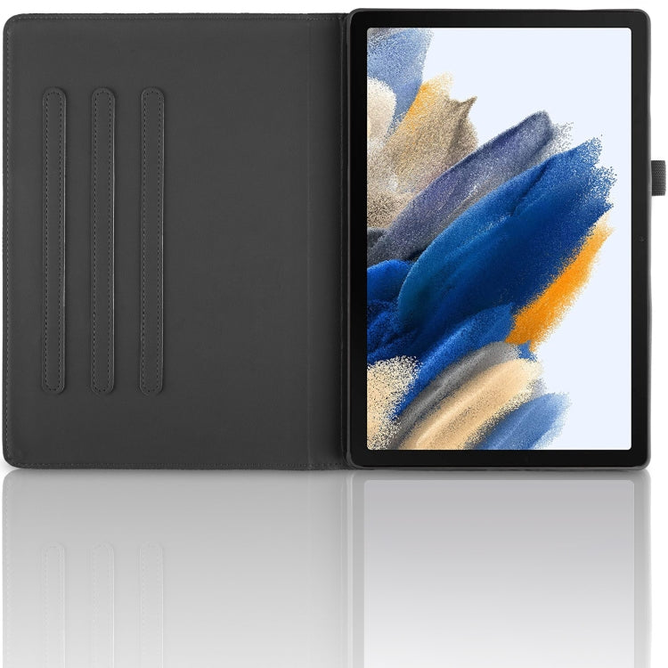 For Samsung Galaxy Tab A8 10.5 Tree Life Embossed Rotation Leather Smart Tablet Case(Black) by bashfashion