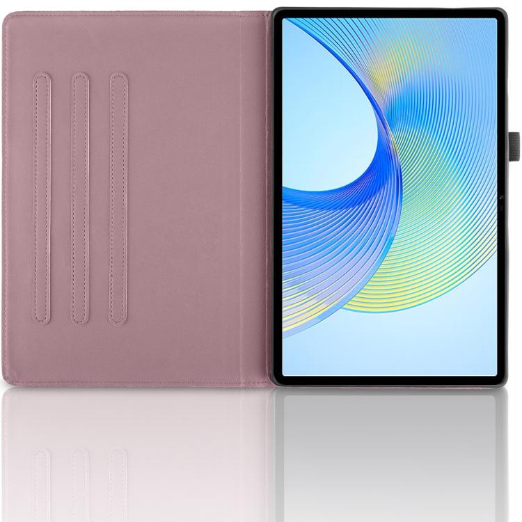 For Samsung Galaxy Tab S10 FE+ Tree Life Embossed Rotation Leather Smart Tablet Case(Rose Gold) by bashfashion