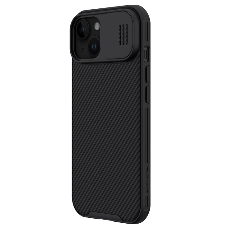For iPhone 15 NILLKIN CamShield Pro PC Phone Case(Black) by NILLKIN