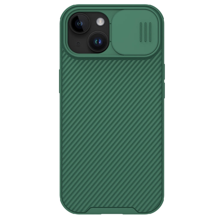 For iPhone 15 NILLKIN CamShield Pro PC Phone Case(Green) by NILLKIN
