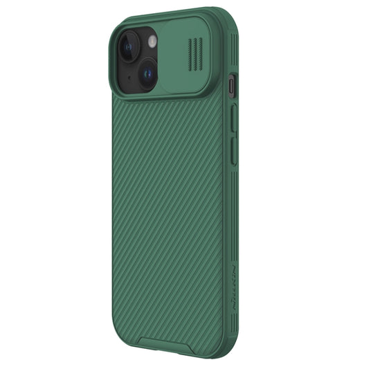 For iPhone 15 NILLKIN CamShield Pro PC Phone Case(Green) by NILLKIN