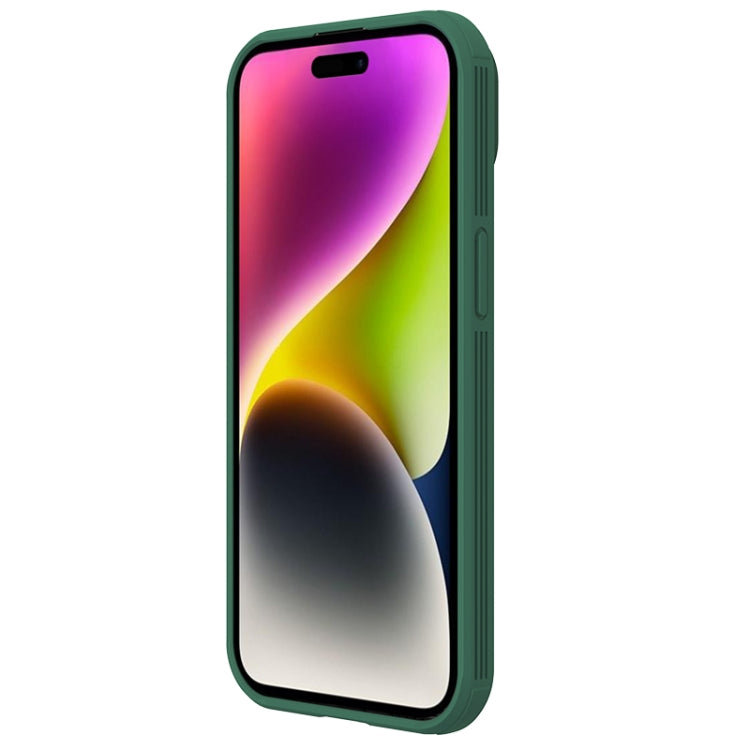 For iPhone 15 NILLKIN CamShield Pro PC Phone Case(Green) by NILLKIN