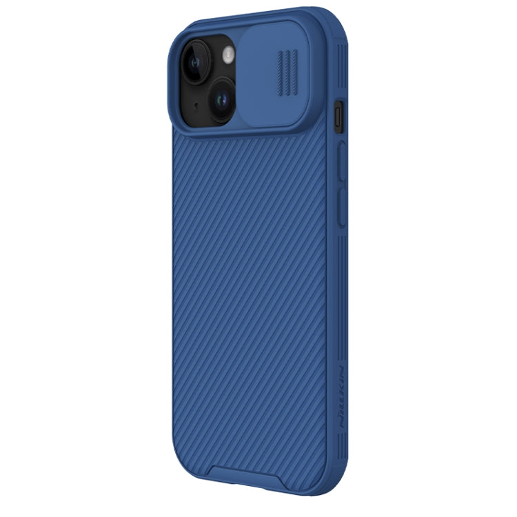 For iPhone 15 Plus NILLKIN CamShield Pro PC Phone Case(Blue) by NILLKIN