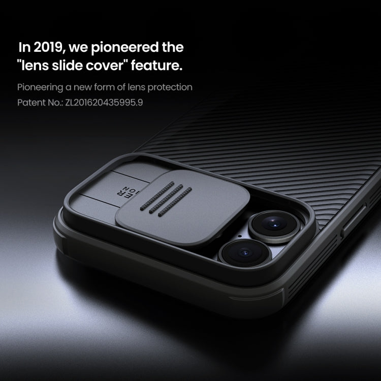 For iPhone 16 Plus NILLKIN CamShield Pro PC Phone Case(Blue) by NILLKIN