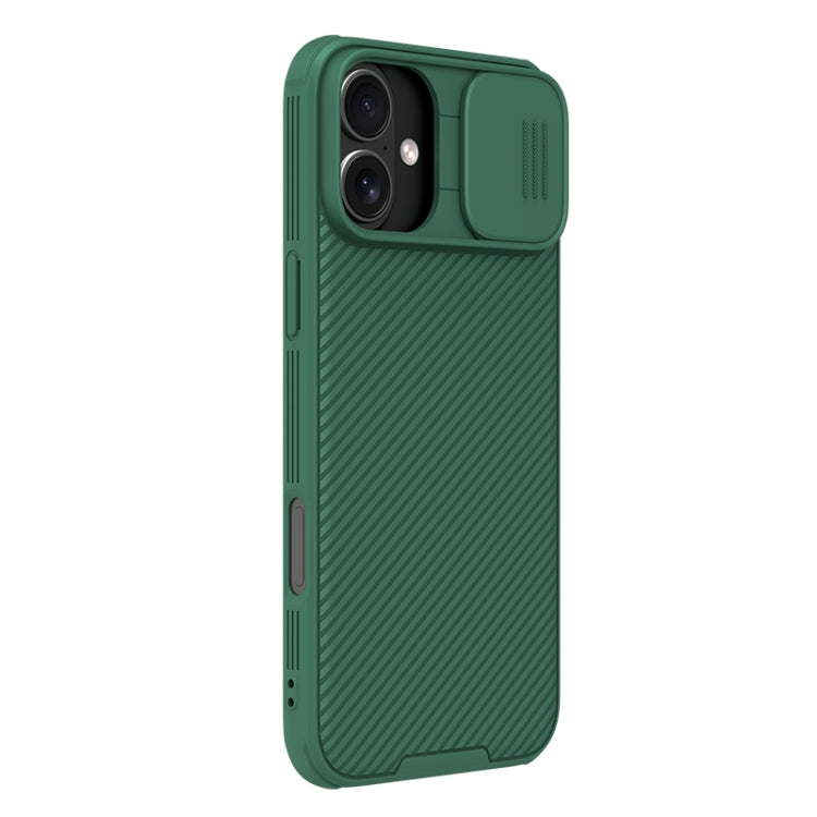 For iPhone 16 Plus NILLKIN CamShield Pro PC Phone Case(Green) by NILLKIN