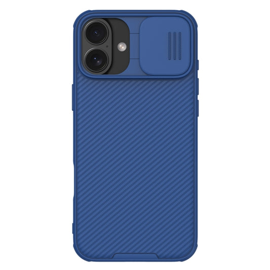 For iPhone 16 NILLKIN CamShield Pro PC Phone Case(Blue) by NILLKIN
