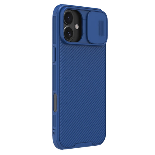 For iPhone 16 NILLKIN CamShield Pro PC Phone Case(Blue) by NILLKIN