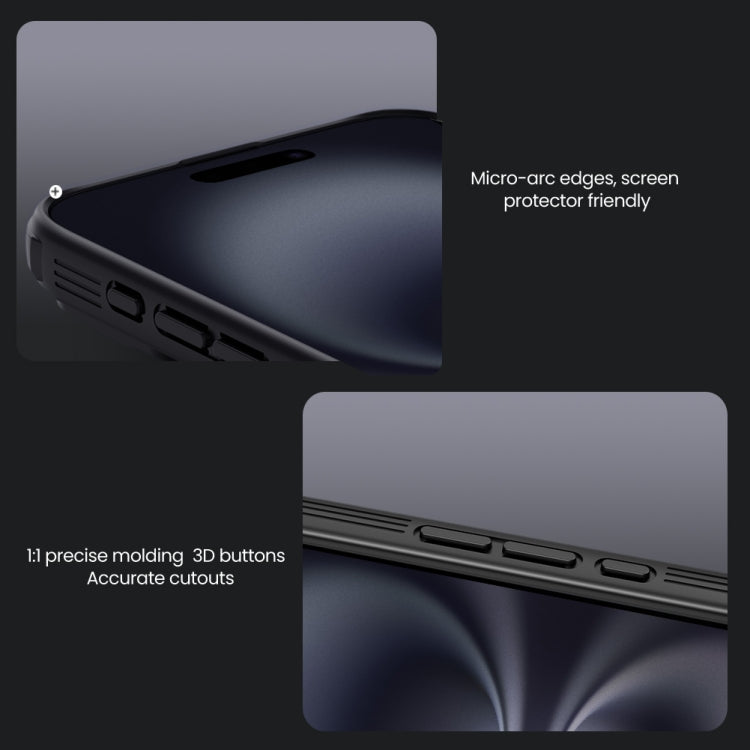 For iPhone 16 NILLKIN CamShield Pro PC Phone Case(Blue) by NILLKIN