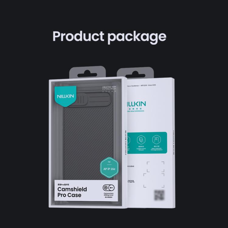 For iPhone 16e NILLKIN CamShield Pro PC Phone Case(Blue) by NILLKIN