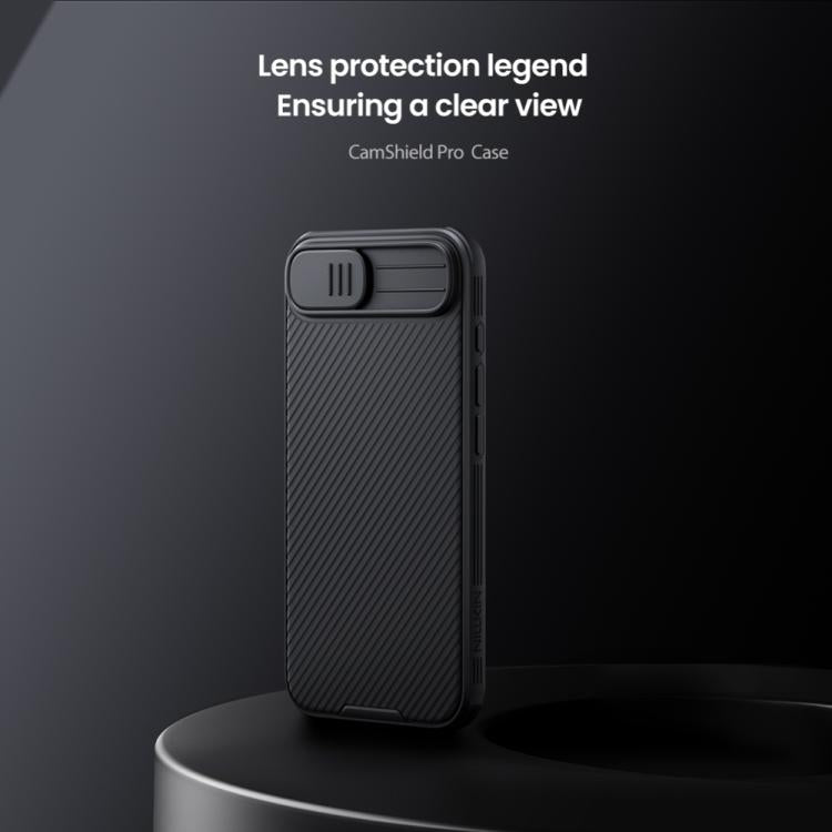For iPhone 16e NILLKIN CamShield Pro PC Phone Case(Black) by NILLKIN