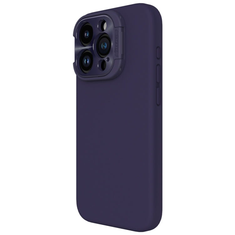 For iPhone 15 Pro NILLKIN Lens Wing Magsafe Magnetic Phone Case(Purple) by NILLKIN