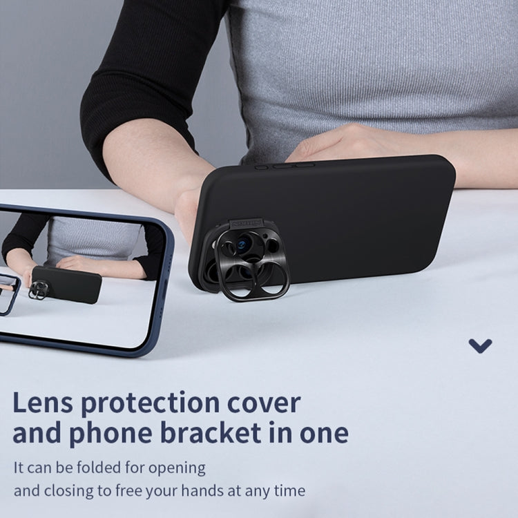 For iPhone 15 Pro Max NILLKIN Lens Wing Magsafe Magnetic Phone Case(Green) by NILLKIN